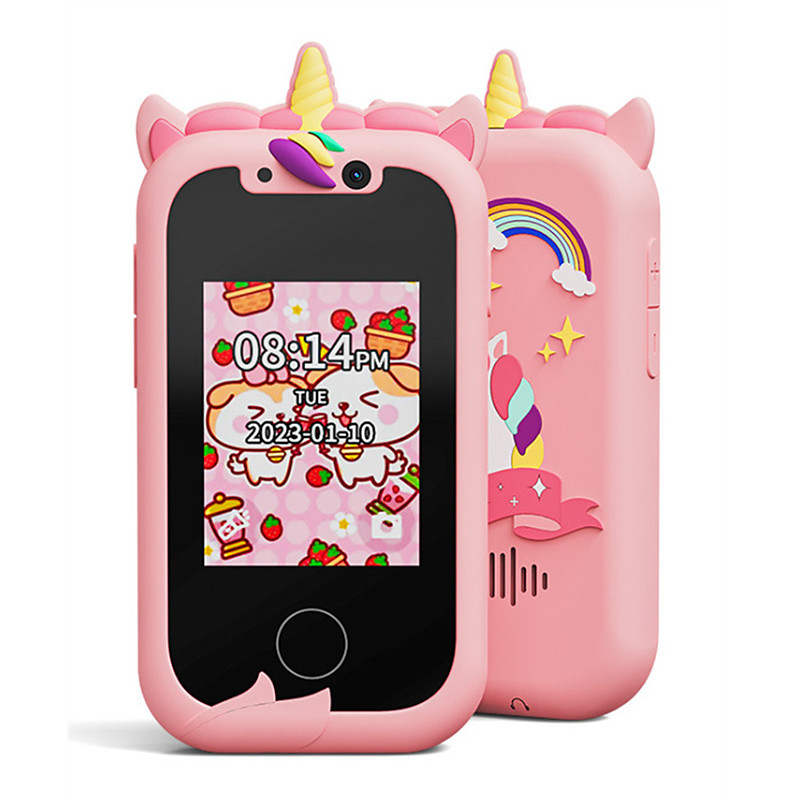 Kid's Smart Phone Toys Touchscreen HD Dual Camera Cell Phone For Kids Birthday Gifts Toddler Play Phone For Boys 3-10 Travel Toy for Christmas Halloween Gift Christmas Gift