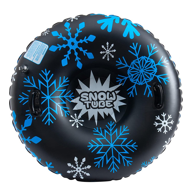 Snow Tube Inflatable Ski Circle Ski Tire Ice Car Two Person Children's Ski Board Ski Ski Set Grass Skating 47 inches