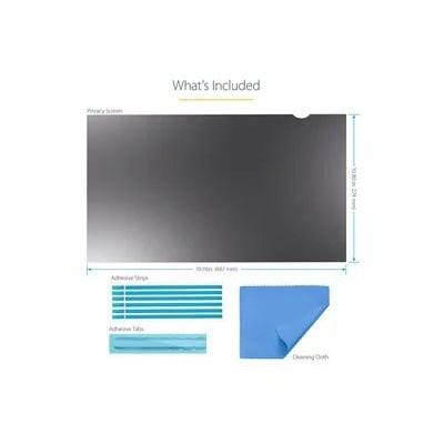 StarTech.com 22" 16:9 Computer Monitor Privacy Filter, Anti-Glare Privacy Screen w/51% Blue Light Reduction, Monitor Screen Protector w/+/- 30 Deg. Viewing Angle