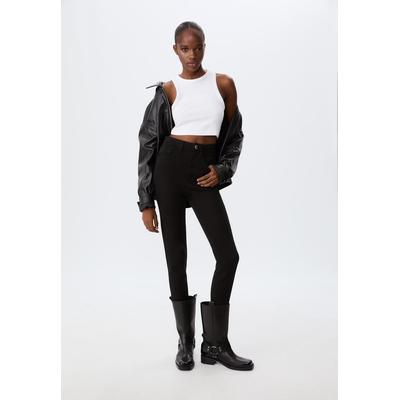 Stradivarius Super high-waist jeans Black 12