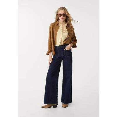 Stradivarius Straight-fit jeans with pockets RINSE BLUE DENIM 10