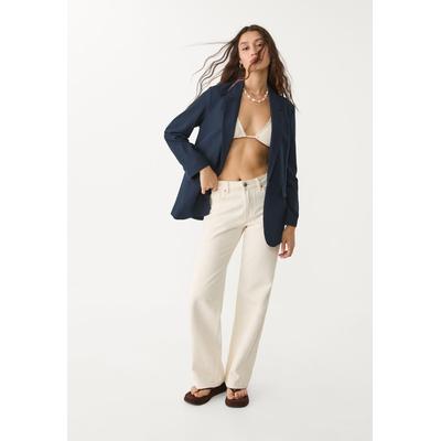 Stradivarius Regular fit blazer Navy blue M
