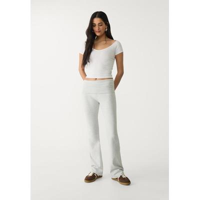 Stradivarius Flared leggings Grey melange S