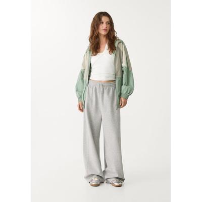 Stradivarius Balloon barrel jogger trousers Grey melange M