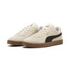 Sneaker PUMA "PUMA Club II Suede Sneakers Erwachsene", Gr. 46, weiß (alpine snow schwarz gold weiß), Obermaterial: Textil, Synthetik, Kuhleder; Futter: Textil; Innensohle: Textil; Laufsohle: Gummi, Schuhe