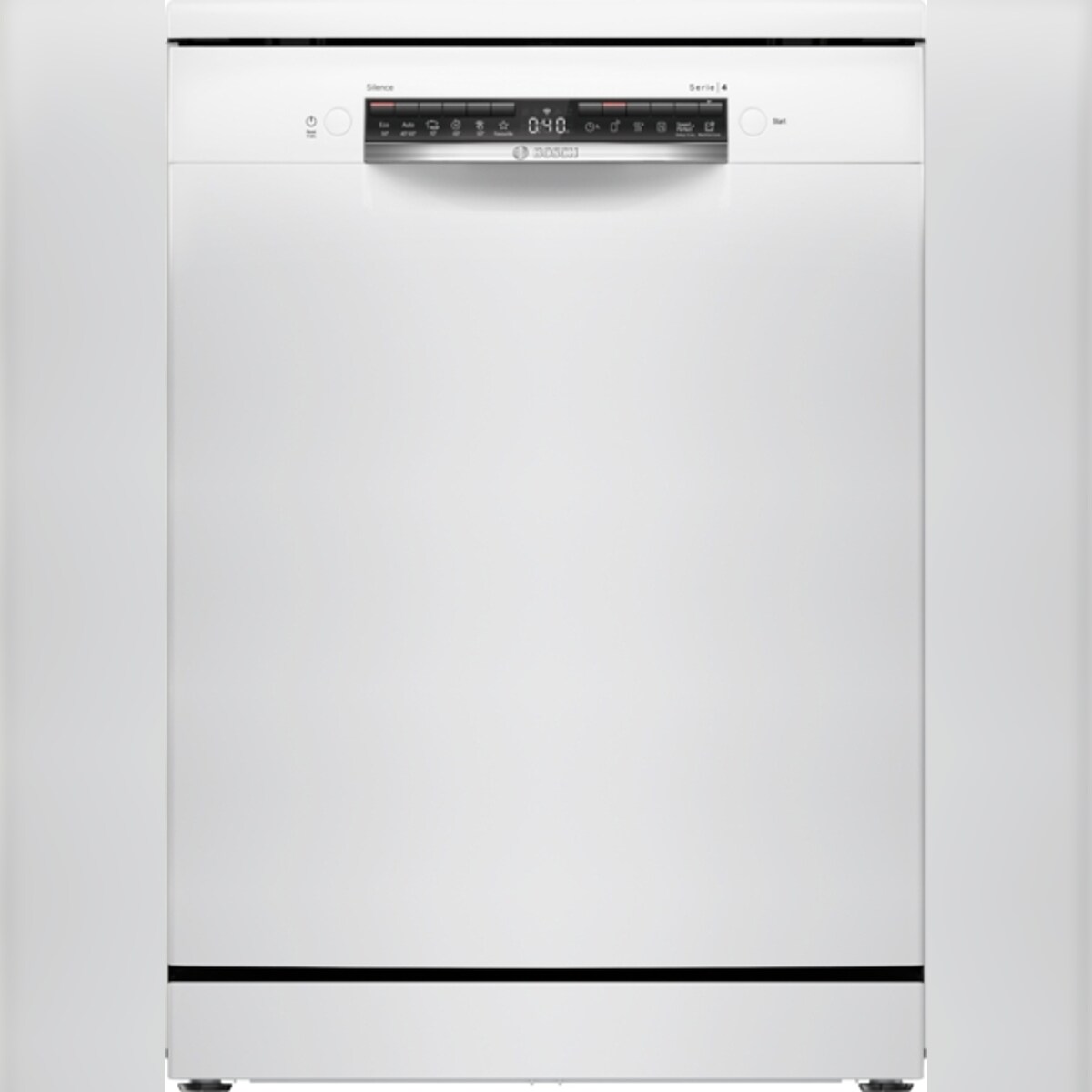 Bosch Serie 4 SMS4HKW07E Freistehender Geschirrspüler, Höhe 84,5 cm, Breite 60 cm, Weiß Image