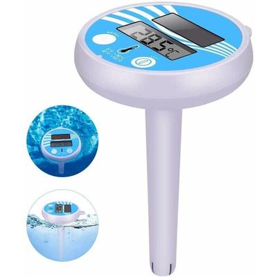 SNQ - Schwimmendes Solar-Digital-Poolthermometer – Elektronisches Poolthermometer – Schwimmendes Image