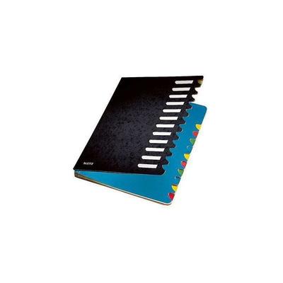 Ordnungsmappe Deskorganizer Color din A4 350g/m² Karton marmoriert Farbe: schwarz Farbe des Image