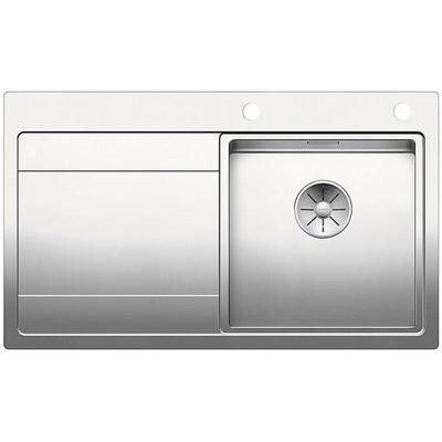 Divon ii - Spülbecken, 86x51 cm, mit Abtropffläche und Exzenterbedienung, Edelstahl 521658 - Blanco Image