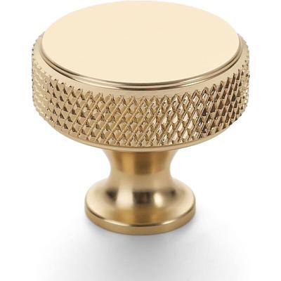 10er-Set Möbelknöpfe, Küchentürknauf, runde Türknöpfe, Schranktürknauf, goldener Türknauf, Image