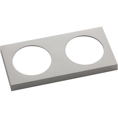 Berker - Integro Pure Steckdosen-Rahmen 2-fach, ks Edelstahl-Effekt lackiert Image