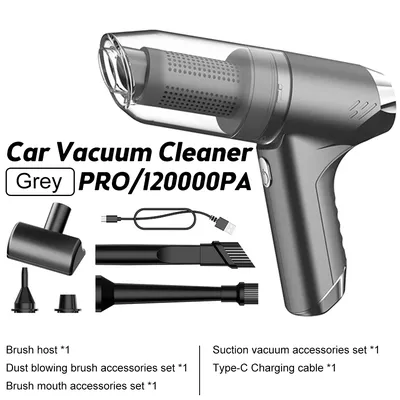 3 in 1 kabelloser Auto-Staubsauger Hand reinigungs maschine wiederauf lad bares Luft gebläse leistungs starke Vakuumpumpe Home Car Cleaner Image