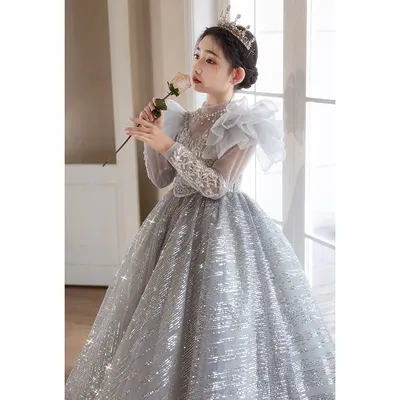 Mädchen Abendkleid Frühling High-End Licht Luxus Nische Geburtstag Prinzessin Kleid Kinder Host Image