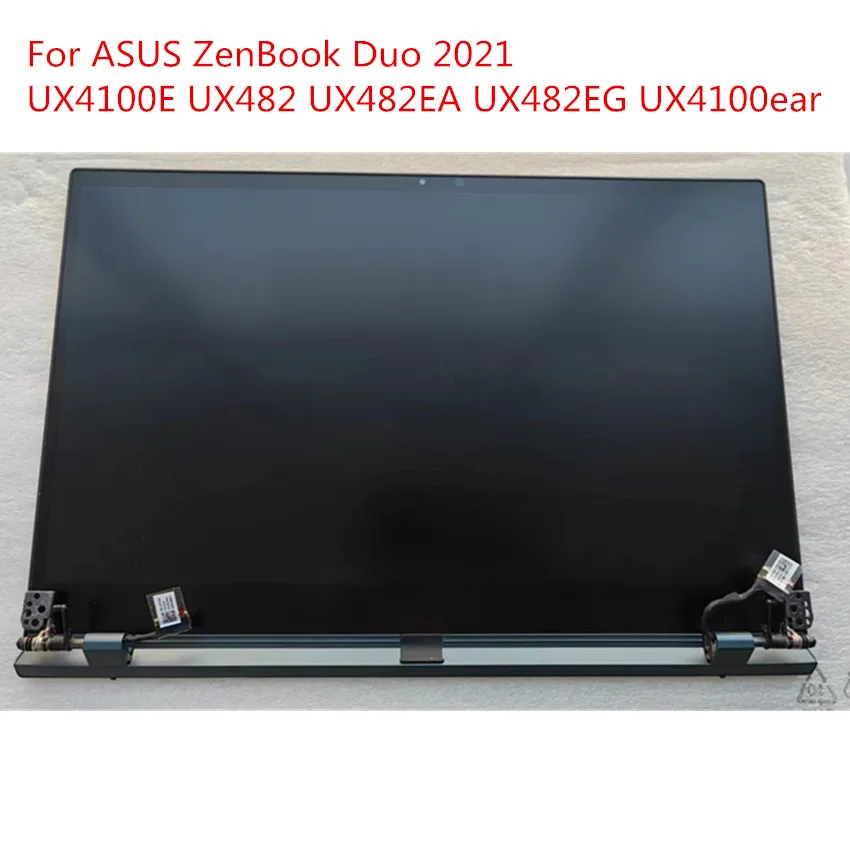 Original 14,0 zoll FHD LCD Bildschirm Für ASUS ZenBook Duo14 UX4100E UX482 UX482EA UX482EG UX4100EA Montage Mit Touch Oberen Teil Image