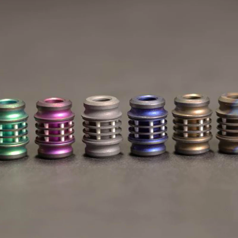 1 Stück Titanlegierung Messerperlen Anhänger Paracord Outdoor DIY Dekorationen Camping EDC Werkzeuge Image