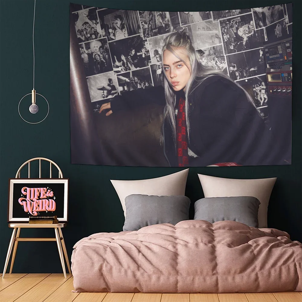 Hit Me Hard And Soft B-BillieS Bunter Wandteppich, Wandbehang, zum Aufhängen, Tarot, Hippie-Wandteppiche, Wohnheim, Kunst, Heimdekoration