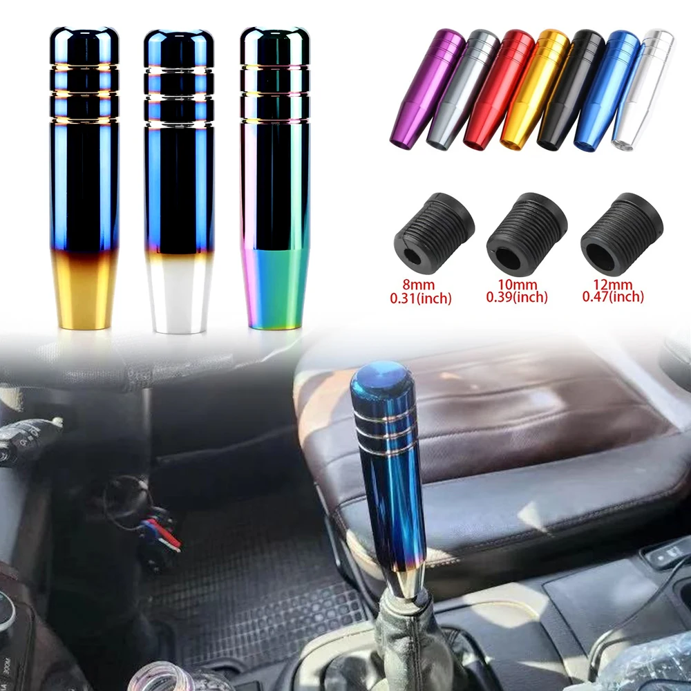 13CM (5,122 zoll) Auto Shift Kopf Aluminium Legierung Auto Schalthebel Einfarbig Auto Shift Torsion Kopf Automatische Shift kopf Image