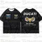 Moto BSB Racing Ducati Owl Factory Team Manica corta Abbigliamento da corsa DUCATI T-shirt da equitazione per moto per appassionati di auto Uomo Top