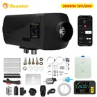 Riscaldatore di parcheggio riscaldatore ad aria diesel 2KW 12V 24V con modalità di ventilazione APP Bluetooth Start & Stop automatico per camion rimorchio auto