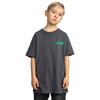 Shirttop DC SHOES "Pile Up", Kinder, Gr. 12(148-156cm), grau (magnet), [Hauptstoff] 75% Baumwolle, 25% Baumwolle, Tops