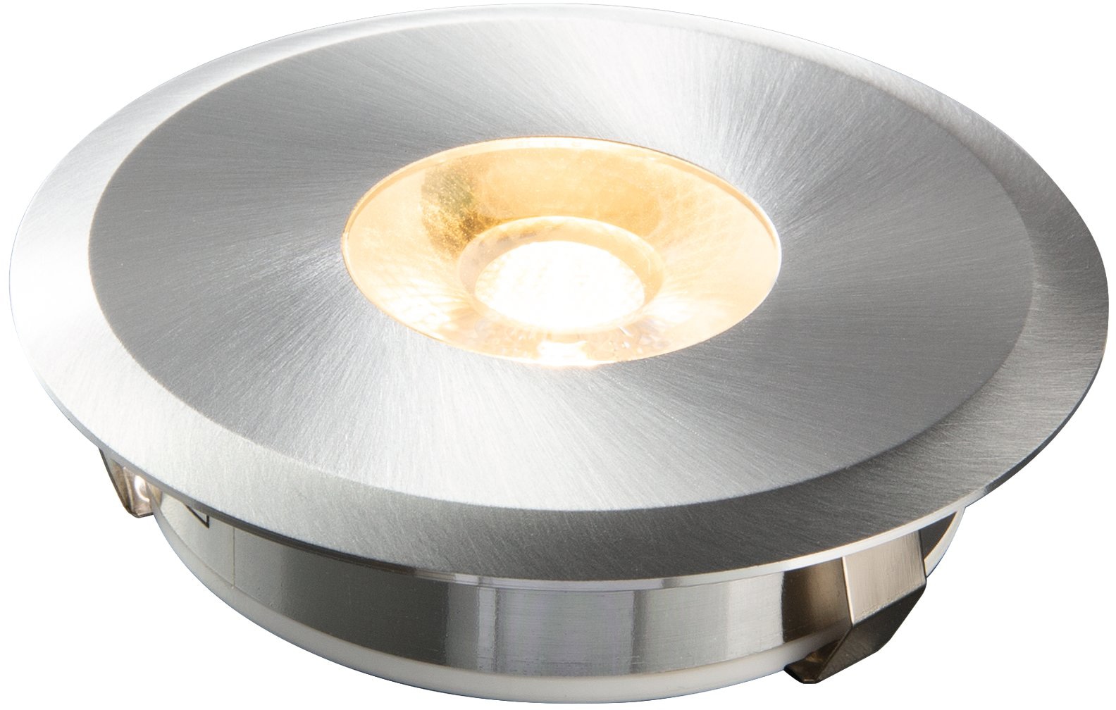 HEITRONIC LED Einbaustrahler "Austin", grau (aluminiumfarben), 1, Ø 8,2cm H: 2,27cm, 1 Stk., Leuchten, Einbauleuchte,LED-Downlight,Edelstahlgehäuse, sehr geringe Einbautiefe, LED Einbaustrahler Image