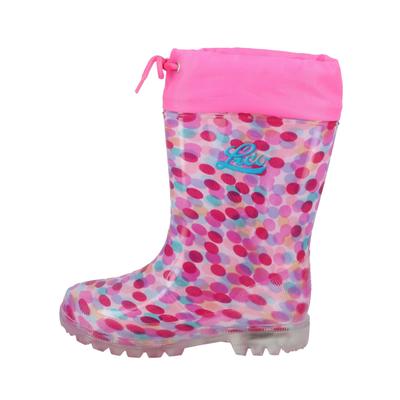 Gummistiefel LICO "Stiefel Power Blinky", Gr. 32, rosa, Synthetik, Schuhe Image