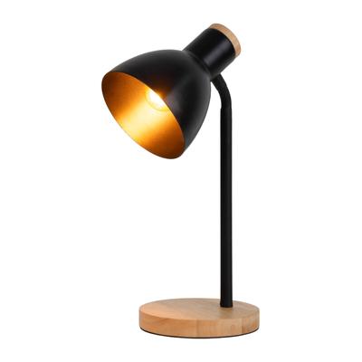 NÄVE Schreibtischlampe "Marie", schwarz, H: 36,50cm, Lampen, Fuß und Schirm z.T. aus Holz, Schirm flexibel beweglich, E14 Image