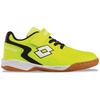 Hallenschuh LOTTO, Kinder, Gr. 25, gelb (fr.gelb, schwarz), Synthetik, mehrfarbig, sportlich, Schuhe, - auch für den Hallensport