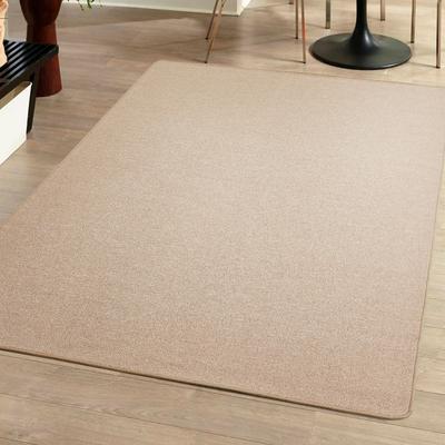 Teppich ANDIAMO "Luton, Made in Germany" Gr. 1, beige (dunkelbeige), B:50cm H:5mm L:80cm, Kunstfaser, Teppiche, melierte Optik, auch als Läufer, Wohnzimmer & Schlafzimmer Image