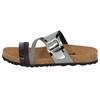 Pantolette LICO "Pantolette Bioline Fashion", Gr. 40, grau, Synthetik, Schuhe