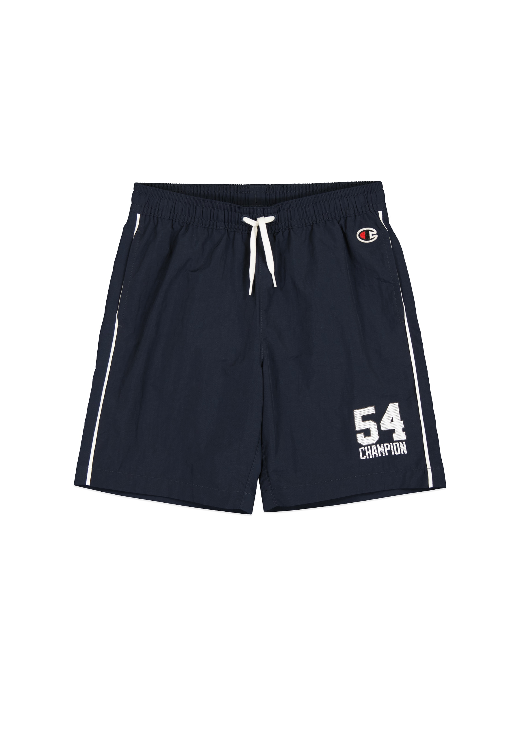 Badeshorts CHAMPION, Jungen, Gr. XXL (176), N-Gr, nny, wht, Obermaterial: 100% Polyamid. Innenslip: 100% Polyester, Sportlich, Badehosen, für Kinder Image