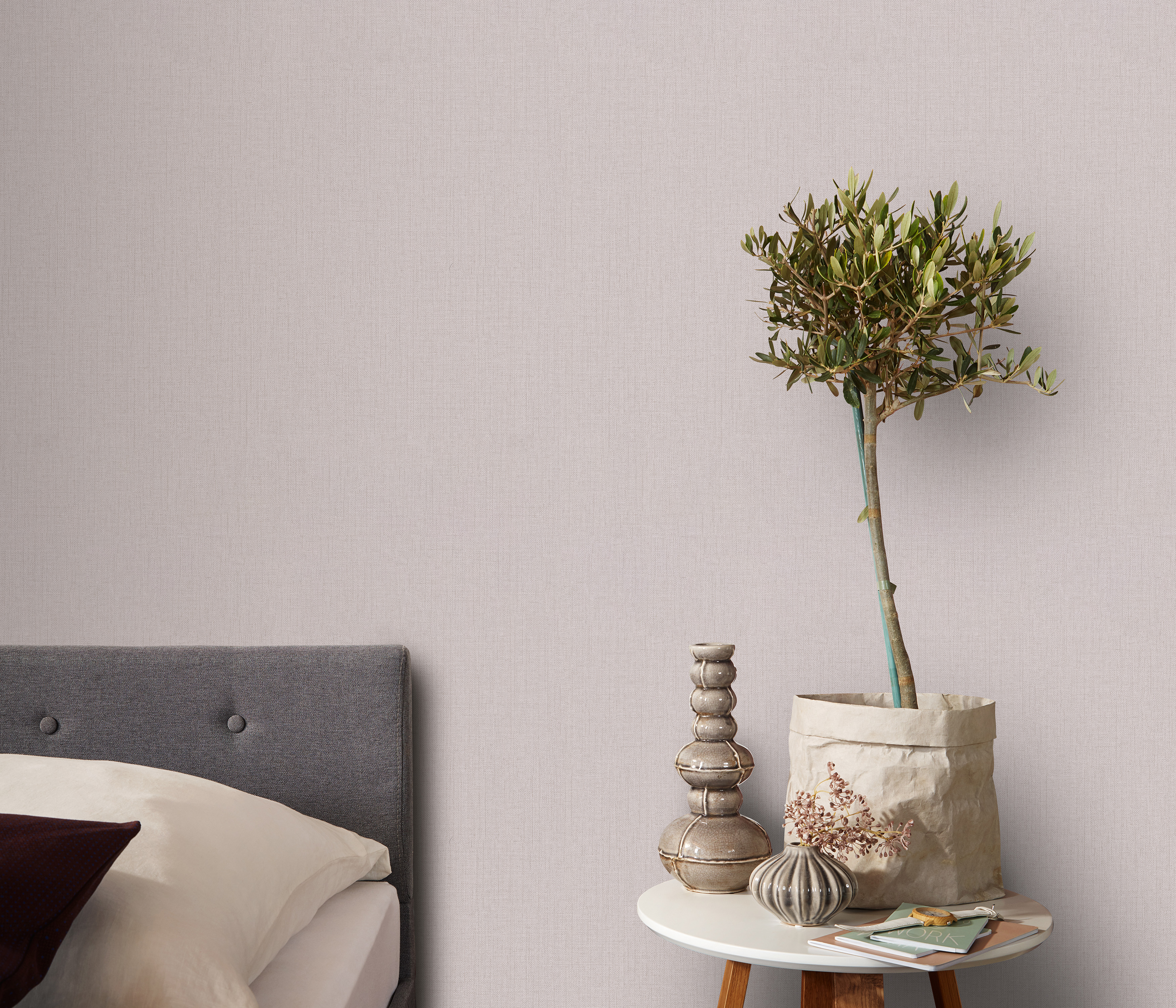 Vliestapete ERISMANN "PVC-freie Vliestapete ELIN", beige, B:0,53m H:0,09m L:10,05m, Vlies, Tapeten, Phthalate frei Image