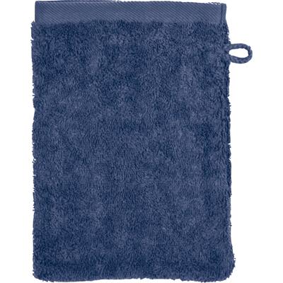 Waschhandschuh ROSS "Sinfonie", blau (denim), B:16cm L:22cm, Handtücher (Packung), in modernen Unifarben Image
