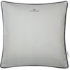 Dekokissen TOM TAILOR HOME "Dove Signature" Gr. 2, grau (grau, hellgrau, unifarben), B:60cm H:0,5cm L:40cm, Baumwolle, Polyester, Dekokissen_Sitzkissen_Kissenhüllen, mit Paspel, Kissenhülle ohne Füllung, 1 Stück