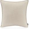 Dekokissen H.O.C.K. "Nova", beige (beige, taupe, gestreift), B:45cm H:10cm L:45cm, Obermaterial: 100% Polypropylen. Füllung: 100% Polyester, Dekokissen_Sitzkissen_Kissenhüllen