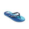 Sandale QUIKSILVER "Molokai Art 25", Gr. 11(44), nebulas blau wordblock, Obermaterial: Synthetik / Laufsohle: Moosgummi, Schuhe