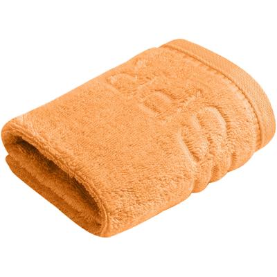 Seiftuch ESPRIT "Modern Solid", rot (apricot), B:30cm L:30cm, Frottier, Handtücher (Packung), Waschlappen im Set, vegan produziert Image