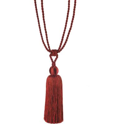 Raffhalter GERSTER "Sanja", rot (rostrot), B:80cm, Viskosemischung, Raffhalter, mit Quaste Image
