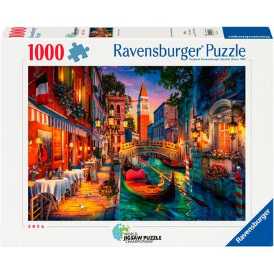 Puzzle RAVENSBURGER "Kanalrundfahrt in Venedig", bunt, Puzzles, KinderB:70cm H:50cm, Pappe, Motiv, Made in Germany, B:70cm H:50cm