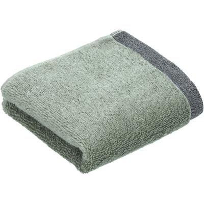 Gästehandtuch BUGATTI "Prato", grün (soft grün), B:30cm L:50cm, Walkfrottier, Obermaterial: 100% Baumwolle, Handtücher (Packung), Uni Farben, mit melierter Optik im Saum Image