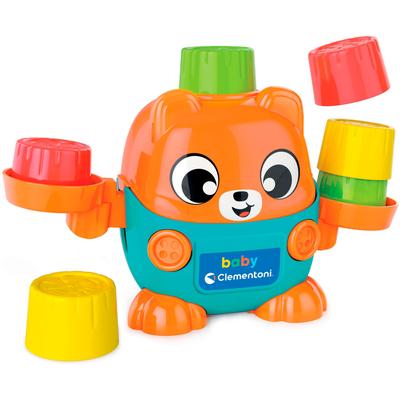 Steckspielzeug CLEMENTONI "Baby Clementoni, Stapel-Bär", bunt, Steckspielzeug, Kinder, Made in Europe Image