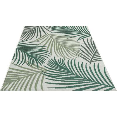 Teppich MERINOS "Machka 54045", grün, B:120cm H:8mm L:170cm, Polyester, Teppiche, robuster, pflegeleichter In- und Outdoorteppich, Außenbereich Image
