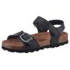 Riemchensandale KIDSWORLD, Kinder, Gr. 29, blau (nachtblau), Lederimitat, klassisch, Schuhe, Sommerschuh, Strandschuh, Urlaubschuh mit Klett