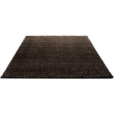 Hochflor-Teppich ESPRIT "Cosy Glamour 2.0", braun (braun, goldfarben), B:40cm H:40mm L:60cm, Polypropylen (PP), Teppiche, Langflor, Shaggy, Wohnzimmer Image