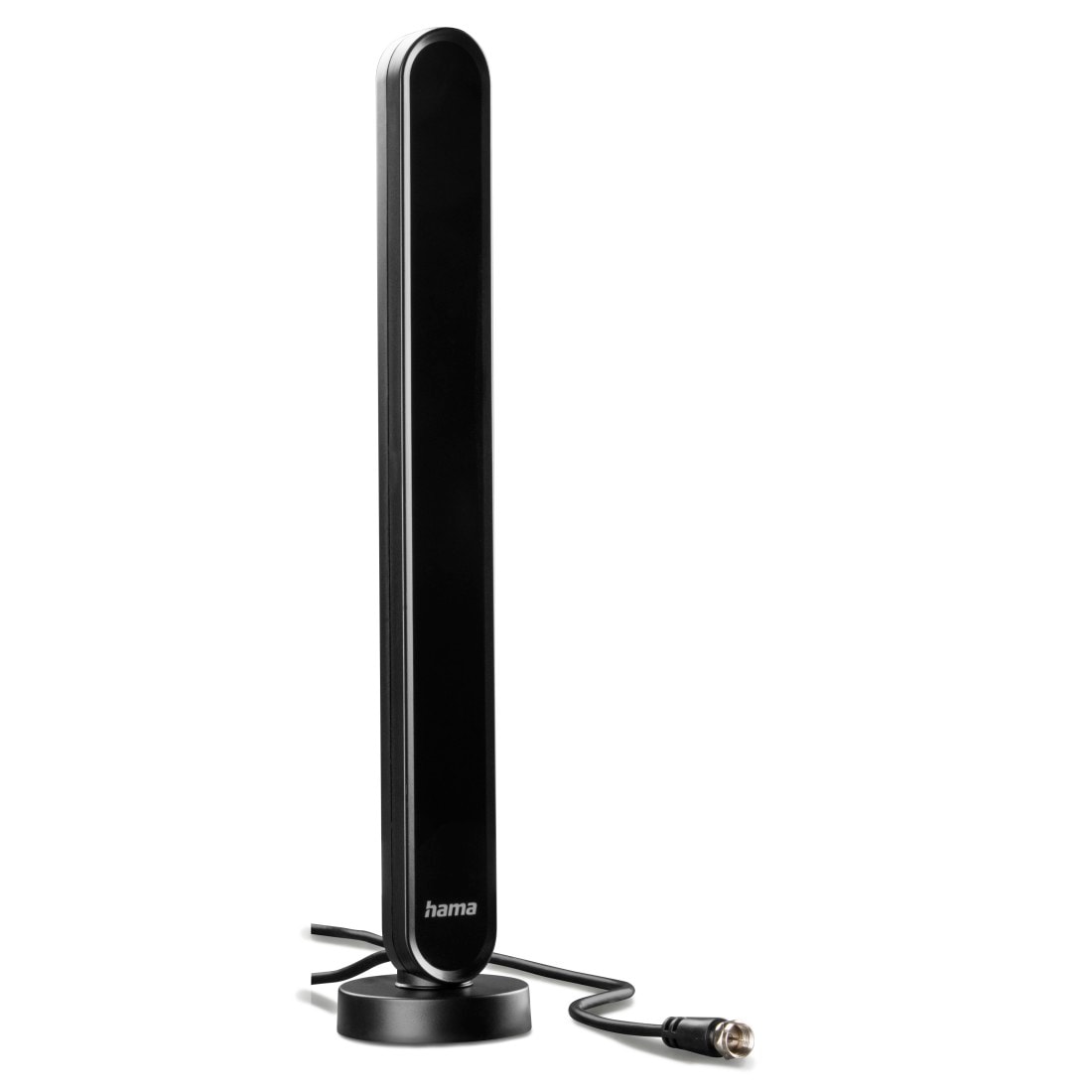 HAMA Innenantenne "Antenne für DAB+, DAB, UKW (aktiv, 30dB Verstärkung)", schwarz, B:6cm L:31cm T:6cm, Antennen, Zimmerantenne Image