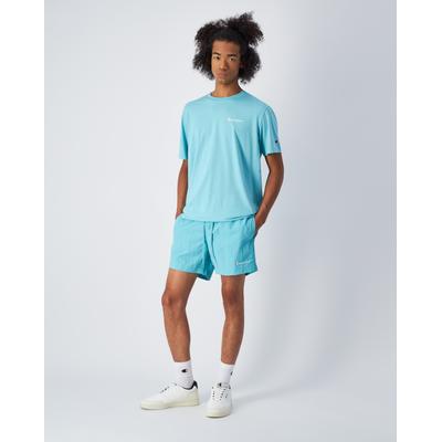 Badeshorts CHAMPION "Icons Beachshort Mid", Herren, Gr. XL (52), N-Gr, aqbl, Obermaterial: 100% Polyamid, sportlich, Badehosen Image