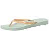 Zehentrenner IPANEMA "IPANEMA ANATOMICA TAN FEM", Gr. 41/42, grün (grün, gold), Synthetik, sportlich, Schuhe
