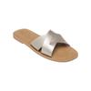 Sandale ROXY "Andreya", Gr. 8(38), beige (champagne), Obermaterial: 100% synthetisches PU / Futter: N/A / Außensohle: 100% TPR, Schuhe