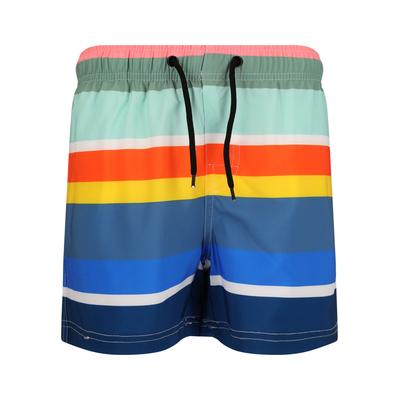 Badeshorts CRUZ "Toby", Kinder, Gr. 152, EURO-Größen, bunt (mehrfarbig), Polyester, Elasthan, bedruckt, mehrfarbig, Badehosen, mit sommerlichem und relaxtem Look Image