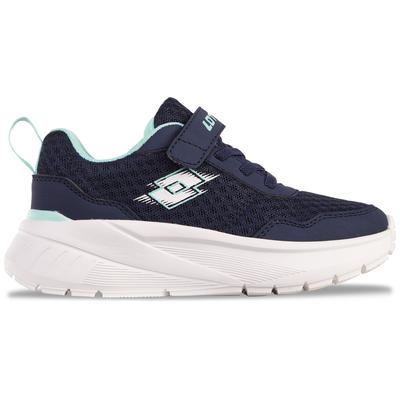 Sneaker LOTTO, Kinder, Gr. 26, navy, dunkelmint, Synthetik, Kunstfaser, mehrfarbig, sportlich, Schuhe, - extra leicht & bequem Image